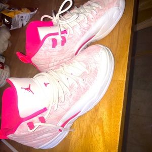 Jordan 12 Pink And White 